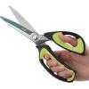 imageLIVINGO 10quot Multipurpose Heavy Duty Scissors Premium Titanium Coating Forged Stainless Steel Tool Industrial Shop Shears for Household Pruning Gardening Fabric RedBlackGreen