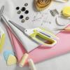imageLIVINGO 10quot Spring Action Fabric Scissors Professional Sewing Scissors for Tailor Dressmaker Spring Loaded Heavy Duty Fabric Shears for Crafting with Comfort Handle All purposeGreenWhiteGreenWhite