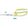 imageLIVINGO 10quot Spring Action Fabric Scissors Professional Sewing Scissors for Tailor Dressmaker Spring Loaded Heavy Duty Fabric Shears for Crafting with Comfort Handle All purposeGreenWhiteGreenWhite