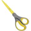 imageLIVINGO 2 Pack 8quot Titanium NonStick Scissors Professional Stainless Steel Comfort Grip AllPurpose Straight Office Craft Scissors for DIYBlueBlack2 Pack 8 YellowGrey