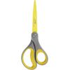 imageLIVINGO 2 Pack 8quot Titanium NonStick Scissors Professional Stainless Steel Comfort Grip AllPurpose Straight Office Craft Scissors for DIYBlueBlack2 Pack 8 YellowGrey