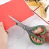 imageLIVINGO 2 Pack 8quot Titanium NonStick Scissors Professional Stainless Steel Comfort Grip AllPurpose Straight Office Craft Scissors for DIYBlueBlack2 Pack 8 GreyGreen