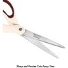 imageLIVINGO 3 Pack 8quot Sharp Scissors All Purpose  Titanium Coated Stainless Steel Blades for Office School ampamp Home Crafting Cutting Fabric Paper  Sky Blue ampamp Dusty Pink ampamp BeigeSky Blue  Pink  White