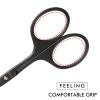 imageLIVINGO 375quot Small Safety Facial Nose Hair Scissors Curved Blade with Rounded Tip Stainless Steel for Manicure Cuticle Eyebrow Dry Skin GoldCurved