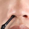 imageLIVINGO 375quot Small Safety Facial Nose Hair Scissors Curved Blade with Rounded Tip Stainless Steel for Manicure Cuticle Eyebrow Dry Skin GoldStork B  Nose Straight Scissors