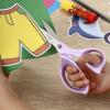 imageLIVINGO 6 Kids Scissors for School  Pointed Tip Student Scissors for Children Comfortable Grip Craft Cutting Paper Ages 811