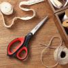 imageLIVINGO 85quot Scissors All Purpose 3 Pack Ultra Sharp Blade Shears Professional Ergonomic Comfort Grip Scissors for Office School Home Supplies Fabric Sewing DIY Cutting General UseRed