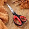 imageLIVINGO 85quot Scissors All Purpose 3 Pack Ultra Sharp Blade Shears Professional Ergonomic Comfort Grip Scissors for Office School Home Supplies Fabric Sewing DIY Cutting General UseRed