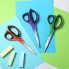 imageLIVINGO 85quot Scissors All Purpose 3 Pack Ultra Sharp Blade Shears Professional Ergonomic Comfort Grip Scissors for Office School Home Supplies Fabric Sewing DIY Cutting General UsePurpleGreenBlack