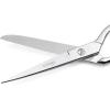 imageLIVINGO 8quot Professional Heavy Duty Tailor Fabric Scissors Dressmaker Sewing Classic Stainless Steel Ultra Sharp Forged Shears BentAsilver