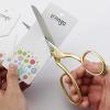 imageLIVINGO 8quot Professional Heavy Duty Tailor Fabric Scissors Dressmaker Sewing Classic Stainless Steel Ultra Sharp Forged Shears BentBgold