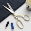 imageLIVINGO 8quot Professional Heavy Duty Tailor Fabric Scissors Dressmaker Sewing Classic Stainless Steel Ultra Sharp Forged Shears BentBgold