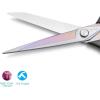 imageLIVINGO 95 Premium Fabric Scissors Heavy Duty AllPurpose Titanium Coating Forged Stainless Steel Sharp Sewing Tailor Dressmaking Shears Comfort Grip Crafting Leather Cutting Navy BlueYellowBlackRed