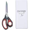 imageLIVINGO 95 Premium Fabric Scissors Heavy Duty AllPurpose Titanium Coating Forged Stainless Steel Sharp Sewing Tailor Dressmaking Shears Comfort Grip Crafting Leather Cutting Navy BlueYellowBlackRed