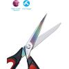 imageLIVINGO Fabric Scissors Heavy Duty  95 Inches Professional Titanium Coated Forged Stainless Steel Sharp Bent Shears for Sewing Crafting Cutting Cloth Felt Leather Paper