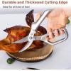 imageLIVINGO Heavy Duty Kitchen Scissors  Multifunction Dishwasher Safe Stainless Steel Forged Come Apart Utility Shears All Purpose for Cutting Food Meat Poultry Vegetable NutcrackerB  Poultry Shears