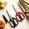 imageLIVINGO Kitchen Scissors 2 Pack 925quot Utility All Purpose Poultry Shears Heavy Duty Dishwasher Safe Come Apart Sharp Stainless Steel Cooking Food Scissors for Cutting Meat Chicken Vegetable FishE  Kitchen Shears
