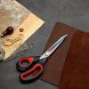 imageLIVINGO Left Handed Fabric Scissors  95 inch Sharp Titanium Coated Stainless Steel Sewing Shears for Crafting Office Dressmaking Cutting Clothes Leather Paper