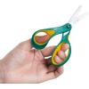 imageLIVINGO Left Handed Scissors for Kids  3 Pack 5 inches Blunt Tip Safety Lefty School Scissors for Children Toddler Classroom Craft Cutting Paper Yellow Pink BlueBlue  Green Rose Pink