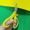 imageLIVINGO Left Handed Scissors for Kids  3 Pack 5 inches Blunt Tip Safety Lefty School Scissors for Children Toddler Classroom Craft Cutting Paper Yellow Pink BlueYellow  Pink  Blue