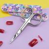 imageLIVINGO Premium Manicure Nail Scissors Multipurpose Stainless Steel Cuticle Beauty Grooming Kit for Eyebrow Eyelash Dry Skin Curved Blade 35 inchNail Scissors82