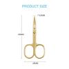 imageLIVINGO Premium Manicure Nail Scissors Multipurpose Stainless Steel Cuticle Beauty Grooming Kit for Eyebrow Eyelash Dry Skin Curved Blade 35 inchNail Scissors82G