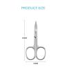imageLIVINGO Premium Manicure Nail Scissors Multipurpose Stainless Steel Cuticle Beauty Grooming Kit for Eyebrow Eyelash Dry Skin Curved Blade 35 inchPedicure Scissors84