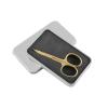 imageLIVINGO Premium Manicure Nail Scissors Multipurpose Stainless Steel Cuticle Beauty Grooming Kit for Eyebrow Eyelash Dry Skin Curved Blade 35 inchPedicure Scissors84G