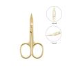 imageLIVINGO Premium Manicure Nail Scissors Multipurpose Stainless Steel Cuticle Beauty Grooming Kit for Eyebrow Eyelash Dry Skin Curved Blade 35 inchPedicure Scissors84G