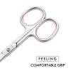 imageLIVINGO Premium Manicure Nail Scissors Multipurpose Stainless Steel Cuticle Beauty Grooming Kit for Eyebrow Eyelash Dry Skin Curved Blade 35 inchPedicure Scissors84