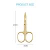 imageLIVINGO Premium Manicure Nail Scissors Multipurpose Stainless Steel Cuticle Beauty Grooming Kit for Eyebrow Eyelash Dry Skin Curved Blade 35 inchPedicure Scissors84G