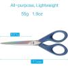 imageLIVINGO Scissors 7 Inch All Purpose Titanium Scissors Bulk 2 Pack LeftRight Handed Forged Stainless Steel Sharp Blade Shears Multipurpose for Home Offce School Student Sewing Fabric Craft Supplies