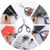 imageLIVINGO Scissors 7 Inch All Purpose Titanium Scissors Bulk 2 Pack LeftRight Handed Forged Stainless Steel Sharp Blade Shears Multipurpose for Home Offce School Student Sewing Fabric Craft Supplies