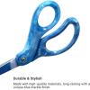 imageLIVINGO Scissors All Purpose  8quot Sharp Heavy Duty Shears for Office Crafting DIY Cutting Paper Fabric Stainless Steel Comfort Grip Gradient BlueBlue