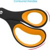 imageLIVINGO Scissors Bulk 24 Pack 8 Sharp Scissors Set All Purpose for Office Middle High School Student Teacher Arts Crafts Supplies Cutting Wrapping Paper Sewing Fabric Shears for Household3 PCSTG6