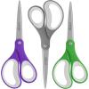 imageLIVINGO Scissors Bulk 24 Pack 8 Sharp Scissors Set All Purpose for Office Middle High School Student Teacher Arts Crafts Supplies Cutting Wrapping Paper Sewing Fabric Shears for Household36 PCS
