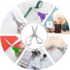 imageLIVINGO Scissors Bulk 24 Pack 8 Sharp Scissors Set All Purpose for Office Middle High School Student Teacher Arts Crafts Supplies Cutting Wrapping Paper Sewing Fabric Shears for Household36 PCS