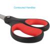 imageLIVINGO Scissors Bulk 24 Pack 8 Sharp Scissors Set All Purpose for Office Middle High School Student Teacher Arts Crafts Supplies Cutting Wrapping Paper Sewing Fabric Shears for Household3 PCSTG3