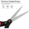 imageLIVINGO Scissors Bulk 24 Pack 8 Sharp Scissors Set All Purpose for Office Middle High School Student Teacher Arts Crafts Supplies Cutting Wrapping Paper Sewing Fabric Shears for Household3 PCSTG3
