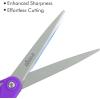 imageLIVINGO Scissors Bulk 24 Pack 8 Sharp Scissors Set All Purpose for Office Middle High School Student Teacher Arts Crafts Supplies Cutting Wrapping Paper Sewing Fabric Shears for Household24 PCS
