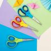 imageLIVINGO Student Scissors for School 7 Inch 3 Pack Sharp Pointed Tip Teacher Scissors for Kids Middle High School College Classroom Craft Comfortable Grip Right Left Handed Blue Green YellowYellow  Blue  Neon Green