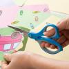 imageLIVINGO Student Scissors for School 7 Inch 3 Pack Sharp Pointed Tip Teacher Scissors for Kids Middle High School College Classroom Craft Comfortable Grip Right Left Handed Blue Green YellowPurple  Blue  Green