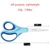 imageLIVINGO Student Scissors for School 7 Inch 3 Pack Sharp Pointed Tip Teacher Scissors for Kids Middle High School College Classroom Craft Comfortable Grip Right Left Handed Blue Green YellowYellow  Blue  Neon Green