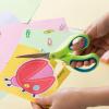 imageLIVINGO Student Scissors for School 7 Inch 3 Pack Sharp Pointed Tip Teacher Scissors for Kids Middle High School College Classroom Craft Comfortable Grip Right Left Handed Blue Green YellowYellow  Blue  Neon Green