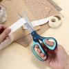 imageLIVINGO Titanium Scissors All Purpose  3 Pack 85 Sharp Stainless Steel Heavy Duty Shears for Office Home Crafting Cutting Paper Fabric