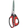 imageLIVINGO 10quot Multipurpose Heavy Duty Scissors Premium Titanium Coating Forged Stainless Steel Tool Industrial Shop Shears for Household Pruning Gardening Fabric RedBlackRed