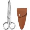 imageLIVINGO 515 Inch Heavy Duty Electrician Scissors Professional Forged Stainless Steel Electrical Shears with Notches for Industrial Stripping Cutting Telecom Cable Wire