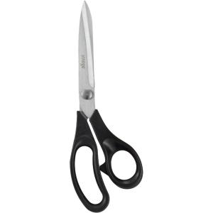 imageLIVINGO 95 Fabric Shears Black Handle Stainless Steel Heavy Duty Sharp Bent Sewing Shears for Sewing Quilting Crafting Cutting Cloth Leather Paper105