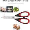 imageLIVINGO Kitchen Scissors Heavy Duty 85 inch Dishwasher Safe Ultra Sharp Premium Heavy Duty Kitchen Shears Multi Purpose Cooking Scissors Stainless Steel