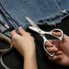 imageLIVINGO Tailor Fabric Sewing Scissors  8quot Professional Forged Stainless Steel Heavy Duty Metal Shears All Purpose Crafting Ultra Sharp Scissors for Dressmaking Upholstery Cloth Leather and Felt7 Inch